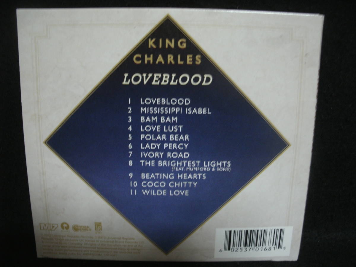 【中古CD】 KING CHARLES / LOVEBLOOD / キング・チャールズ_画像2