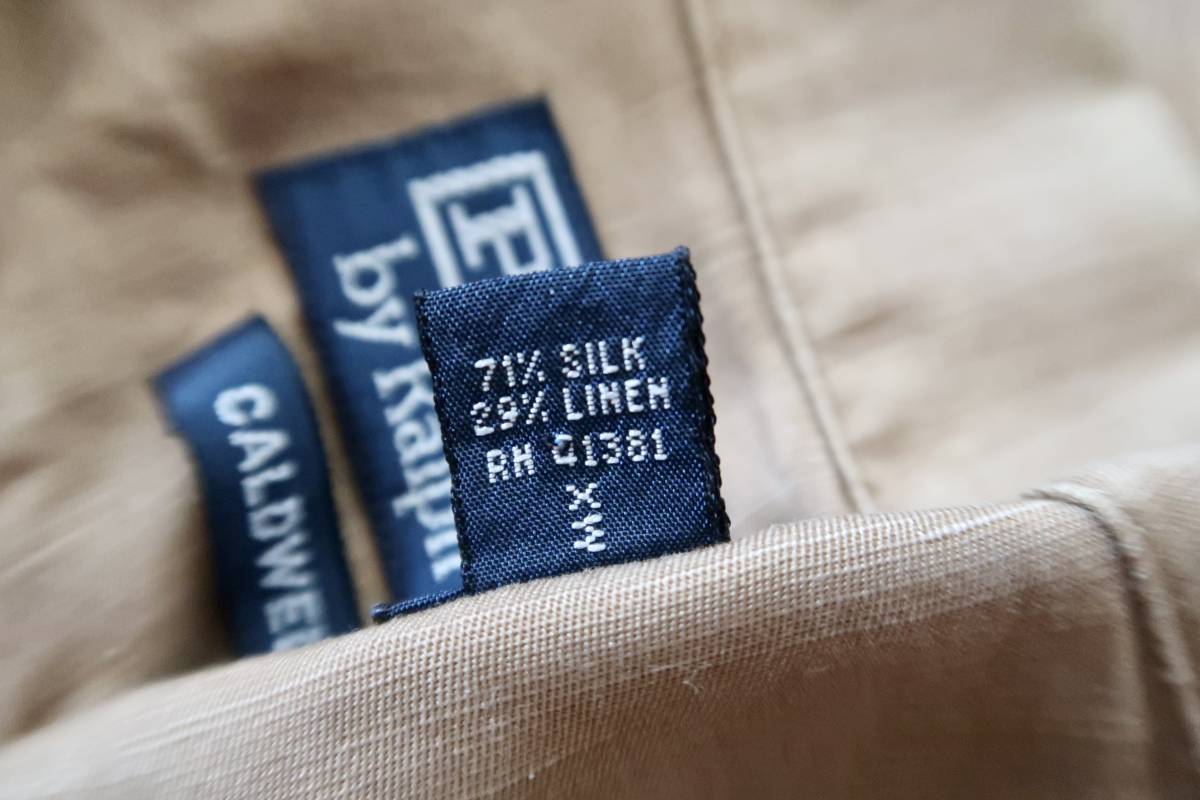 裾ポニー オールドPolo by Ralph Lauren CALDWELL 71/29シルクリネン