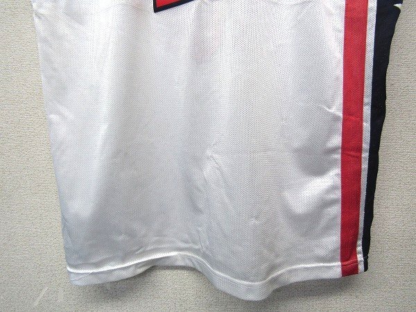 S1087:vintage REEBOK リーボック 90s シャツ/白/XL/バスケシャツ ゲームシャツ タンクトップ バスケタンク USA BIBBY NBA バスケ：3_画像8