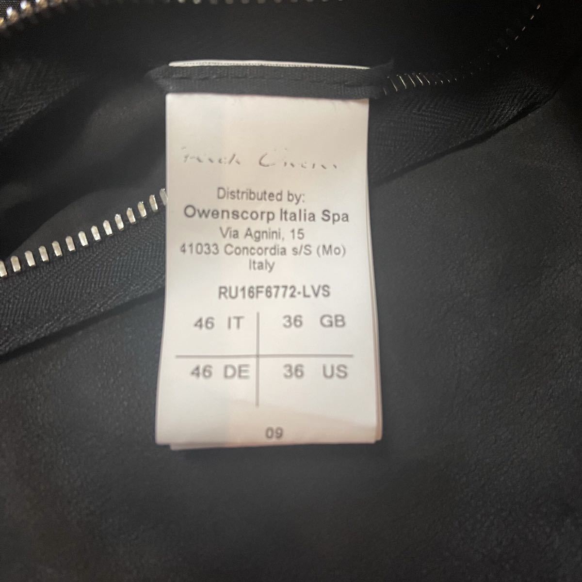 rick owens サイクロプス バイカー ジャケット 46 リックオウエンス