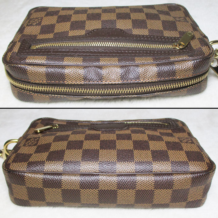 LV ルイヴィトン ダミエ ポシェット・ビエマカオ N61739 クラッチバッグ セカンドバッグ 美品_画像6