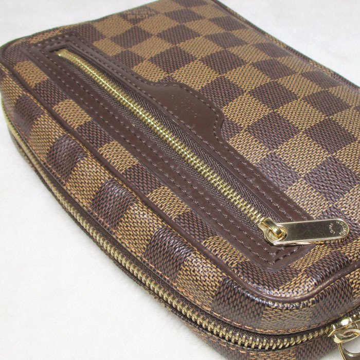 LV ルイヴィトン ダミエ ポシェット・ビエマカオ N61739 クラッチバッグ セカンドバッグ 美品_画像7