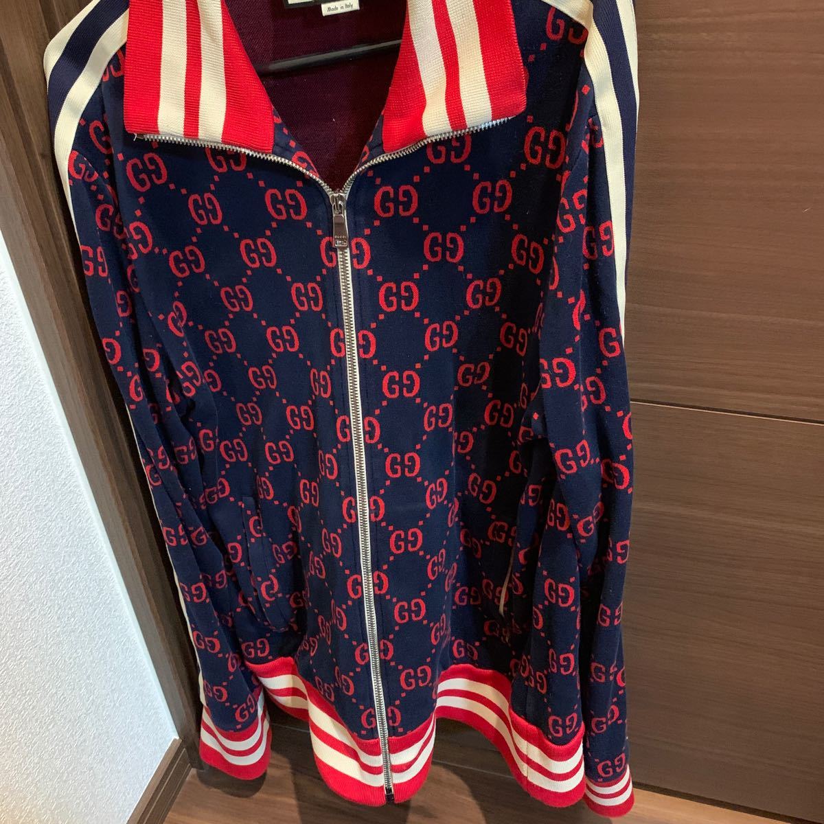 GUCCI ジャージ GUCCI ジャガードコットンジャケット　グッチジャージ トップス　GG