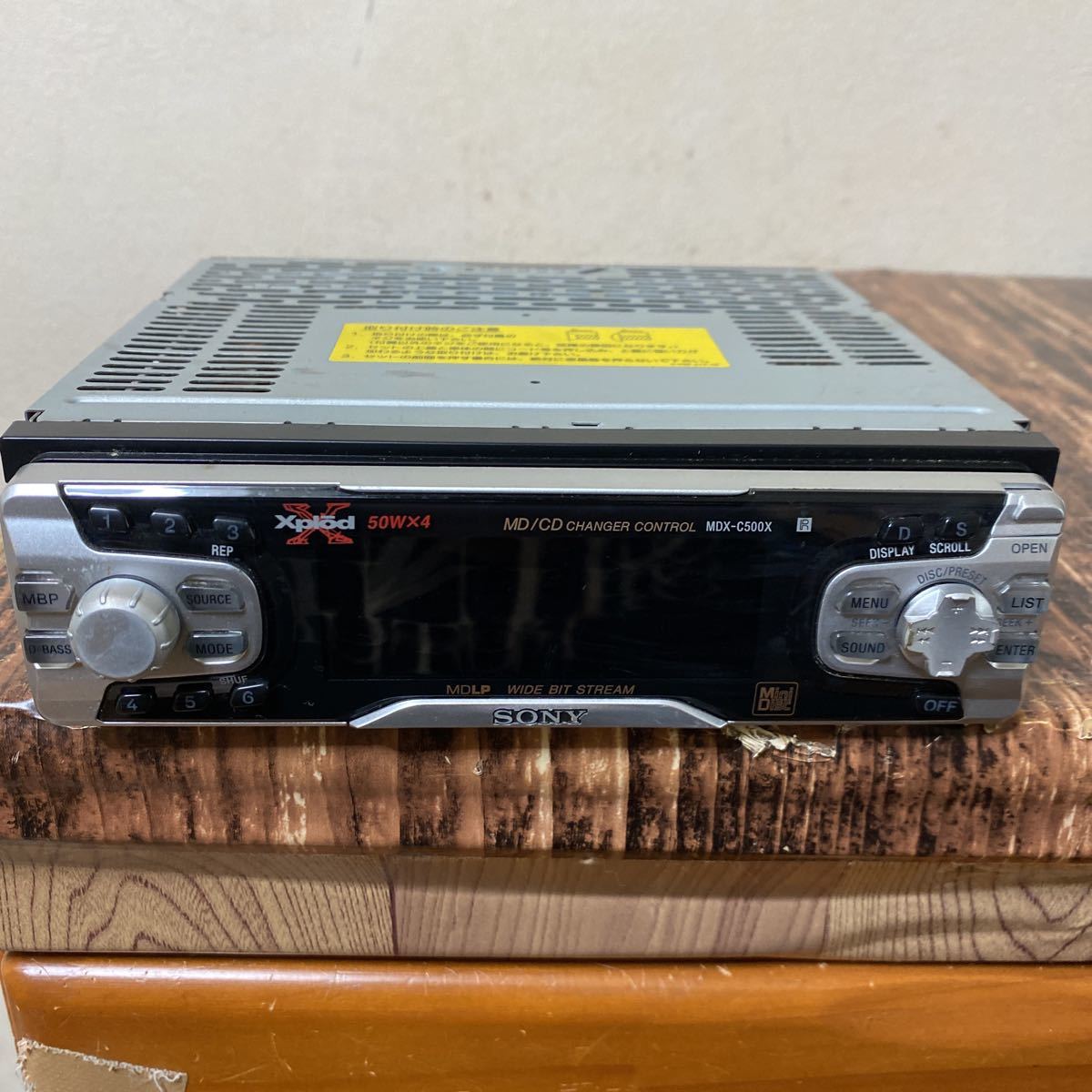 ヤフオク! - SONY MD MDX-C500X 動作未確認 ジャンク