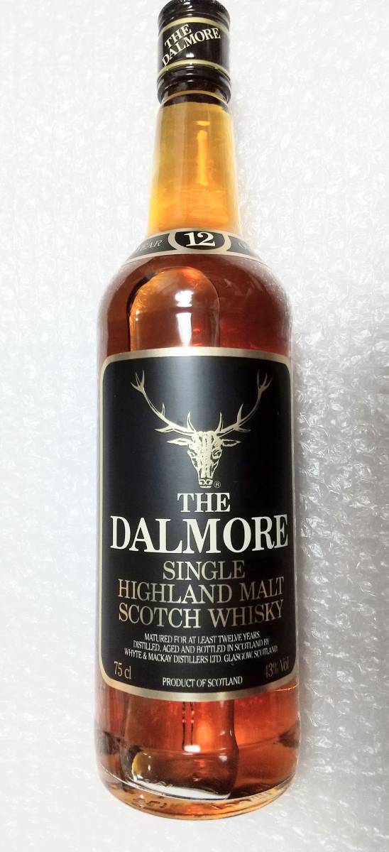 THE DALMORE ダルモア 12年 シングル ハイランド モルト スコッチウイスキー 750ml 43％ 箱入 美品 未開栓 