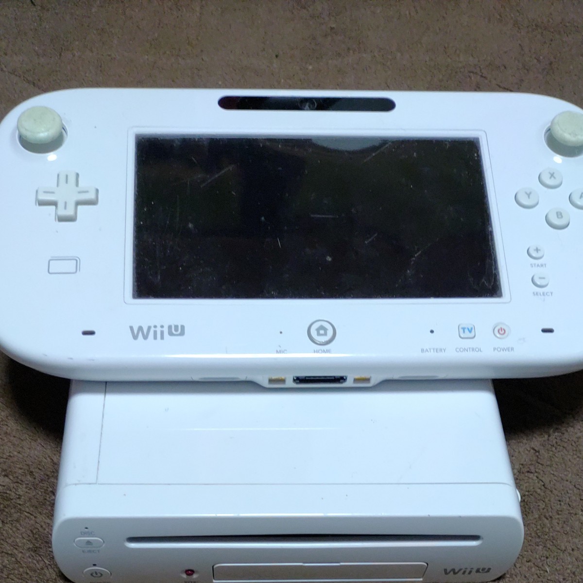 【ジャンク】任天堂Wii Wii Uゲームパッド 純正品