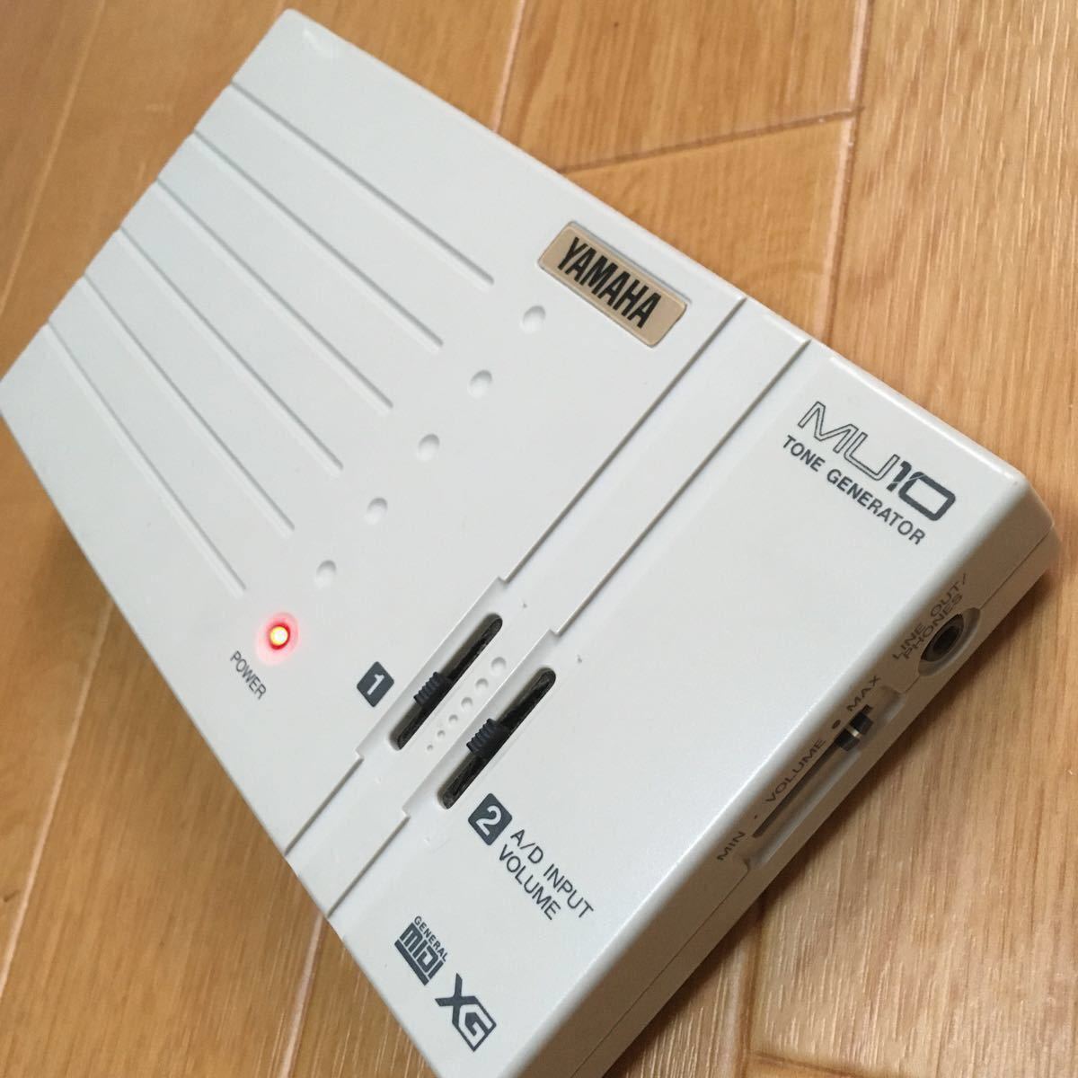 YAMAHA 「MU10」 MIDI 音源モジュール・ヤマハ製ACアダプター YAMAHA 「MU10」 MIDI 音源モジュール・ヤマハ製ACアダプター