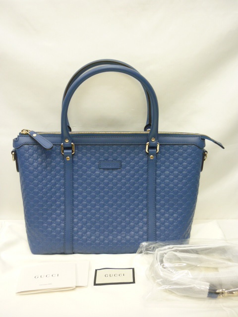 未使用新品 GUCCI マイクロシマ トートバッグ