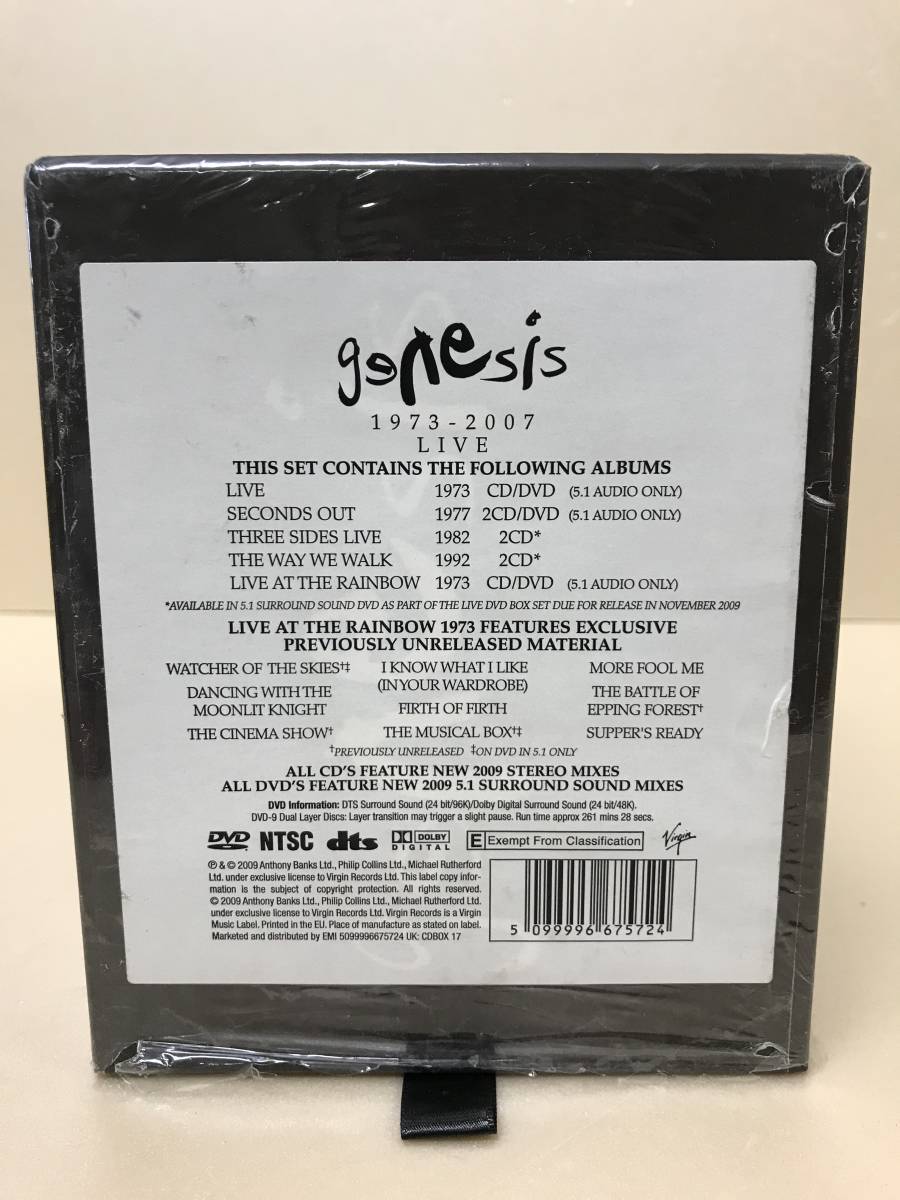 T-1165 ジェネシス genesis 「1973-2007 LIVE」8CD+3DVD ライブ 輸入盤BOX 2009年リリース リマスター ピーターガブリエル フィルコリンズ _画像2