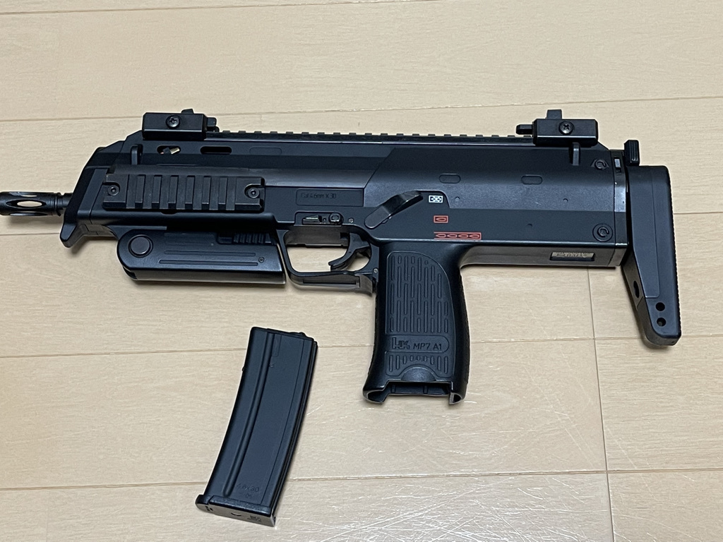 東京マルイ MP7A1 電動サブマシンガン カスタム済み 難あり 中古 東京マルイ MP7A1 電動サブマシンガン カスタム済み 難あり 中古