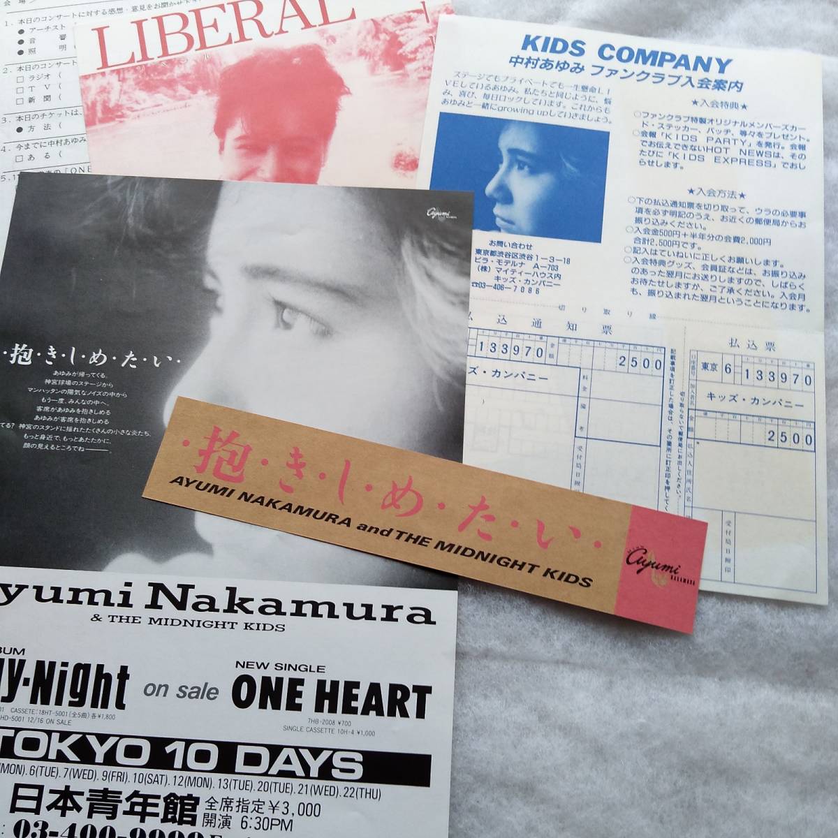 中村あゆみ 1987 抱きしめたい TOKYO 10 DAYS ツアーパンフ(ポスターブック) メモリアルチケット付き 送料込み_画像6