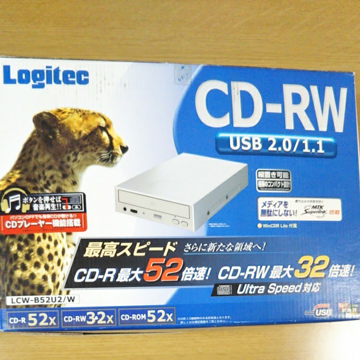 Logitec CD-RW 未使用品