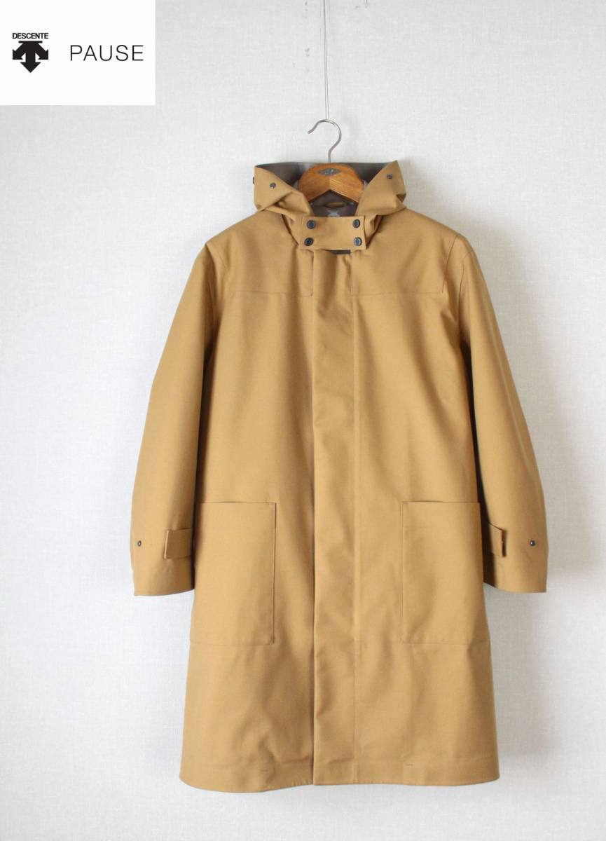 【DESCENTE PAUSE デサントポーズ】シームテープ ダッフルコート DLMOJC38 定価\50,600(税込) M ルミレットウール 撥水 透湿 オルテライン