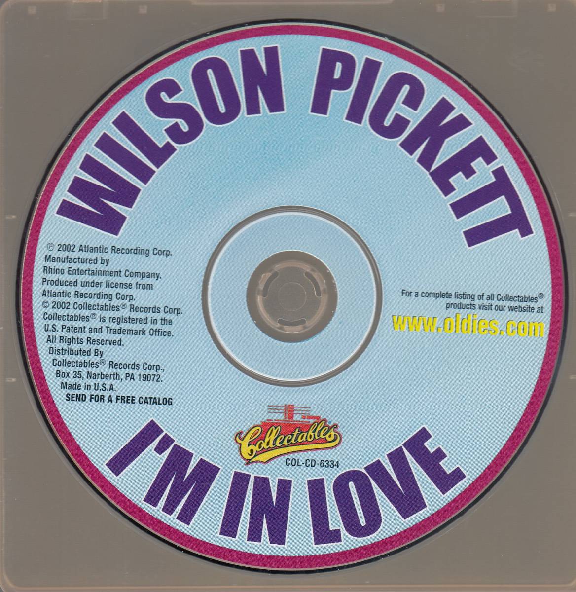 輸 Wilson Pickett I'm In Love ウィルソン・ピケット◆規格番号■COLCD-6334◆送料無料■即決●交渉有_画像3