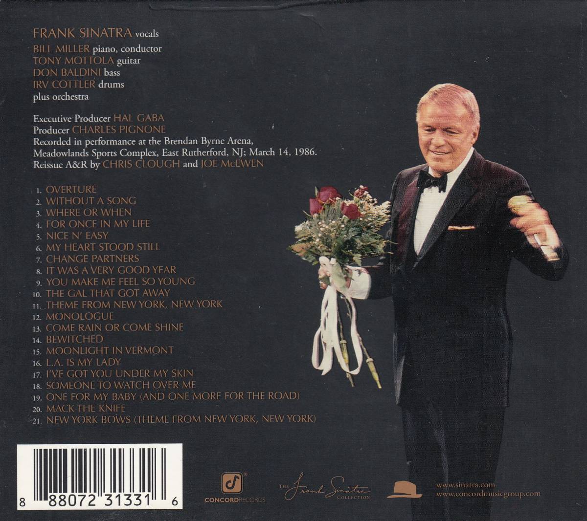 輸 Frank Sinatra Live At The Meadowlands フランク・シナトラ◆規格番号■CRE-31331◆送料無料■即決●交渉有_画像2