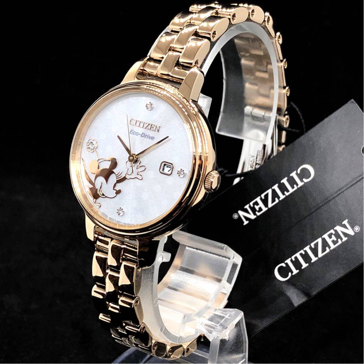 新品】CITIZEN/エコドライブ/レディース腕時計/ディズニー/ミニー
