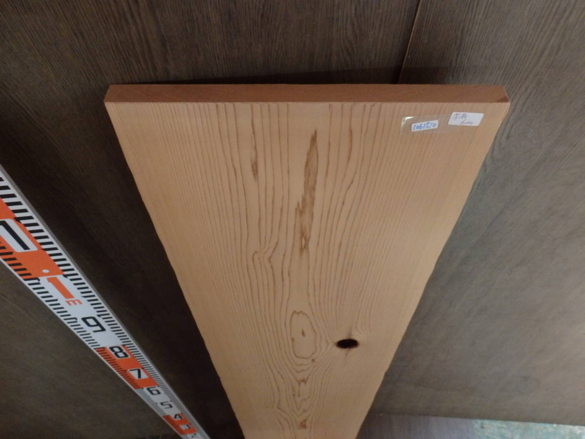 e1061510 米杉●約1m20cm×30cm×2.5cm☆無垢板１枚板 木材 板 DIY 板材 天板 棚板 テーブル 看板 花台など種類豊富！_画像2