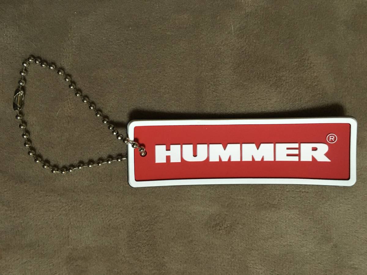 【 最安で送料94円から！!・訳あり未使用品！】★HUMMER◇ネームタグ◇ボールチェーン付/約W108×H32×D2.5ミリ★_画像1