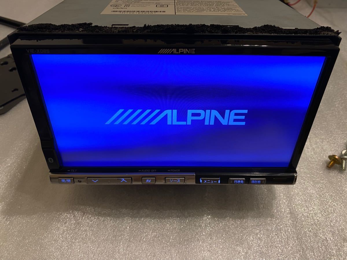ALPINE HDDナビ VIE-X08S 地デジフルセグ Bluetooth(通話のみ対応) DVD CD SD USB ALPINE HDDナビ VIE-X08S 地デジフルセグ Bluetooth(通話のみ対応) DVD CD SD USB