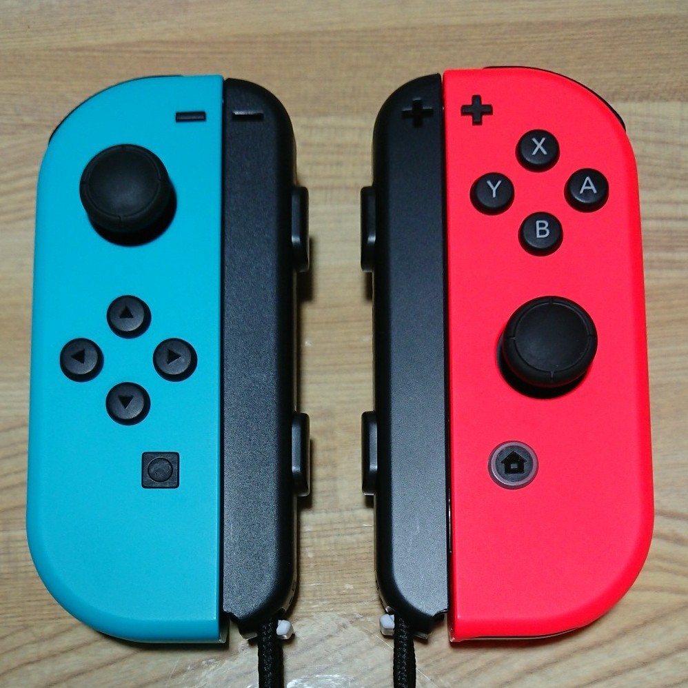 美品！任天堂 Switch ジョイコン ネオンブルー レッド！