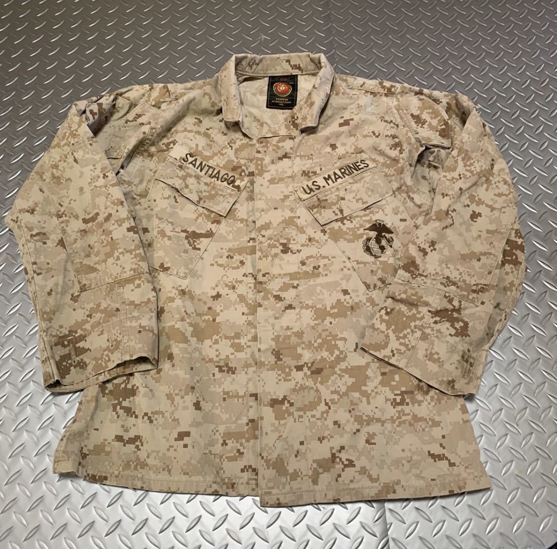 米軍 USMC 実物 放出品 ジャケット マーパット デジカモ シャツ 32-S 海兵隊 サバゲー ミリタリー コンバット_画像1