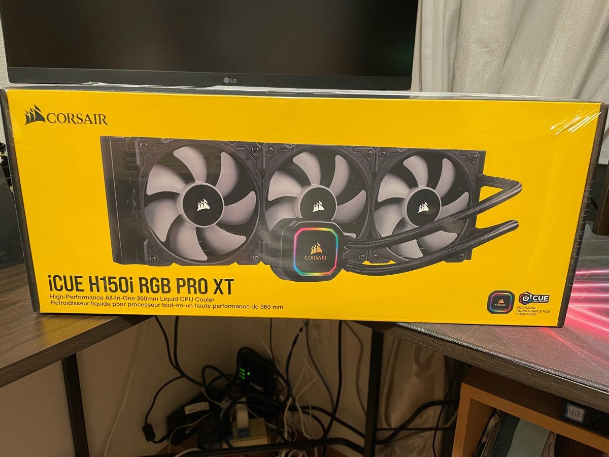 CORSAIR iCUE H150i RGB PRO XT 簡易水冷CPUクーラー 360mm CPUクーラー