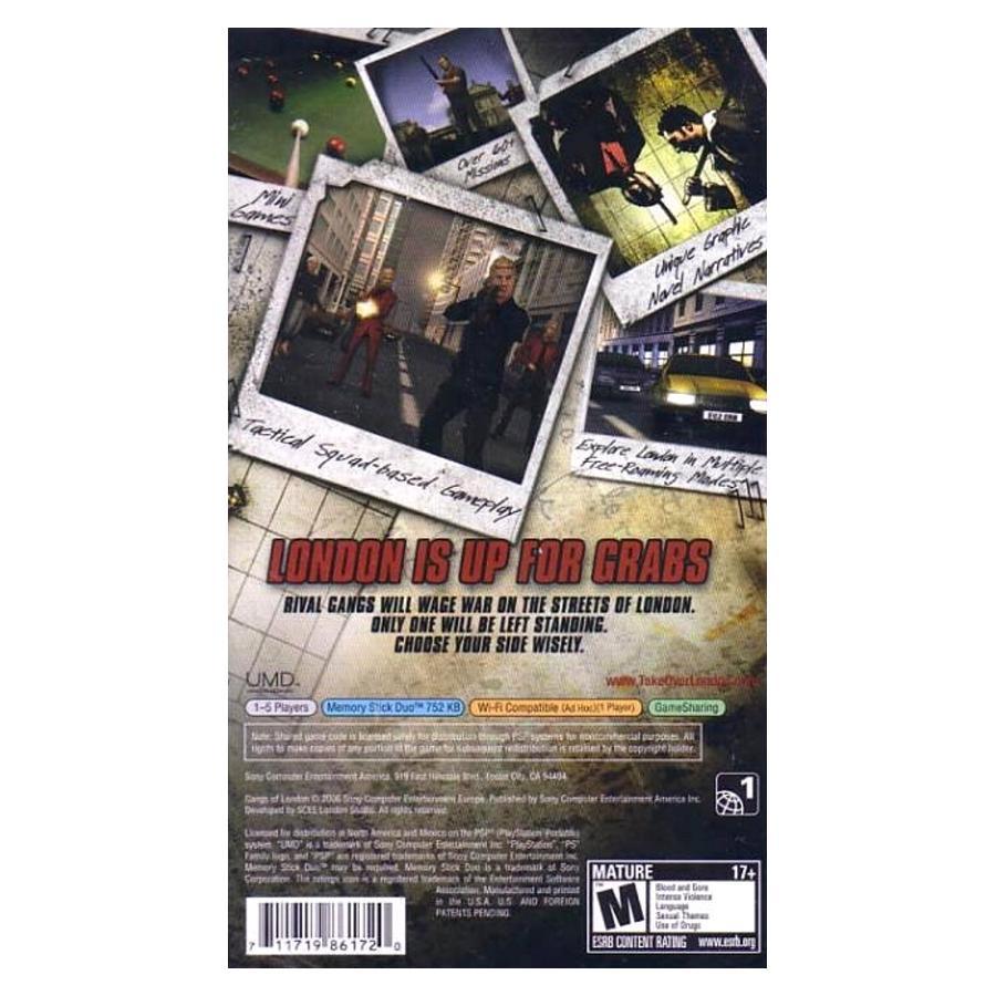 ★[北米版PSP]Gangs of London(中古) ギャング・オブ・ロンドン_画像2