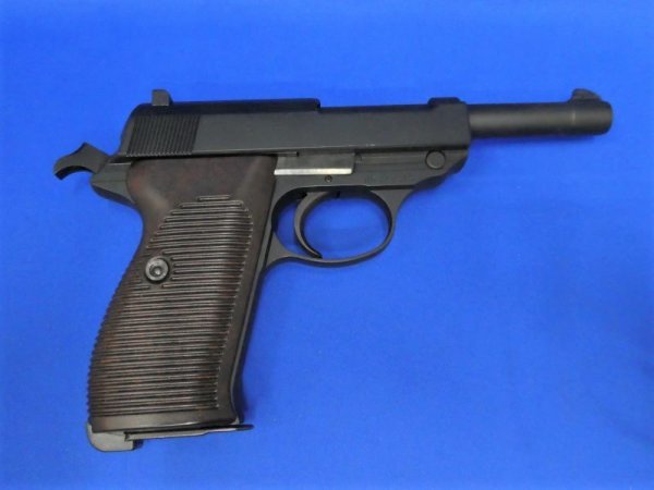 A01042★マルゼン GAS-BLK ワルサー P38 ac41 BK / MARUZEN WALTHER P-38ドイツ サバイバル BB弾 昭和レトロ 黒 ブラック 丸善_画像5