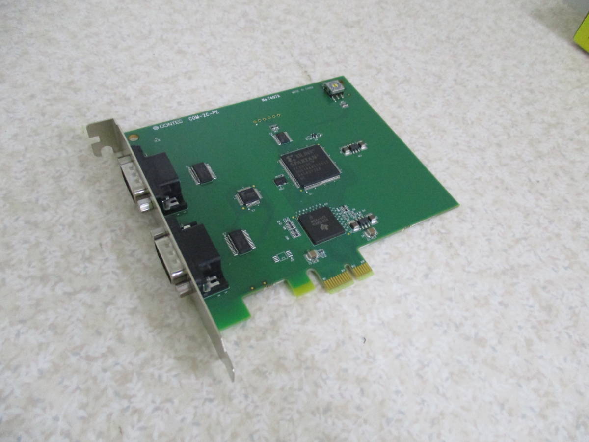 CONTEC COM-2C-PE PCI Express ボード 7407A ◆ 動作確認◆ No:EII-45
