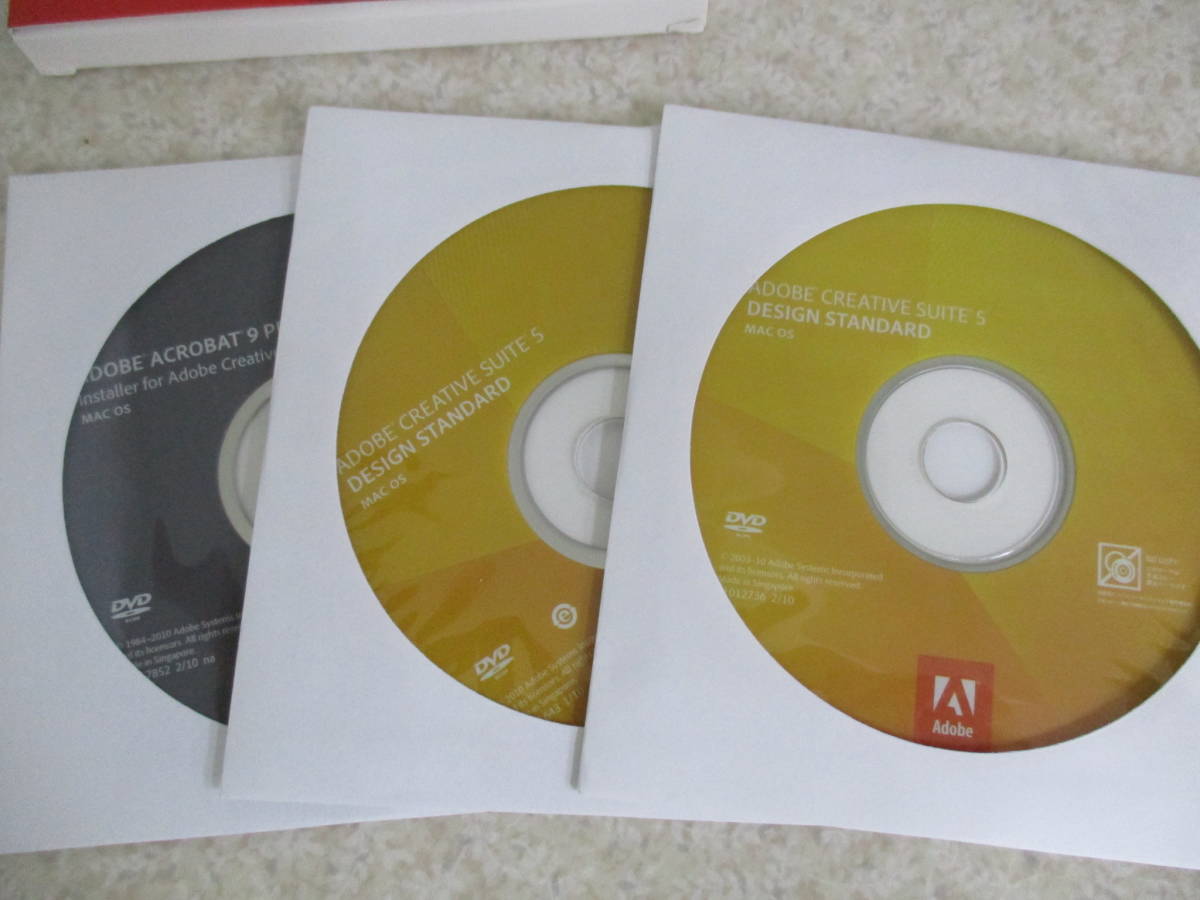 Adobe Creative Suite 5 Design Standard ( B) アップグレード版/ Mac OS シリアル番号付き ★ NO:EII-91_画像2