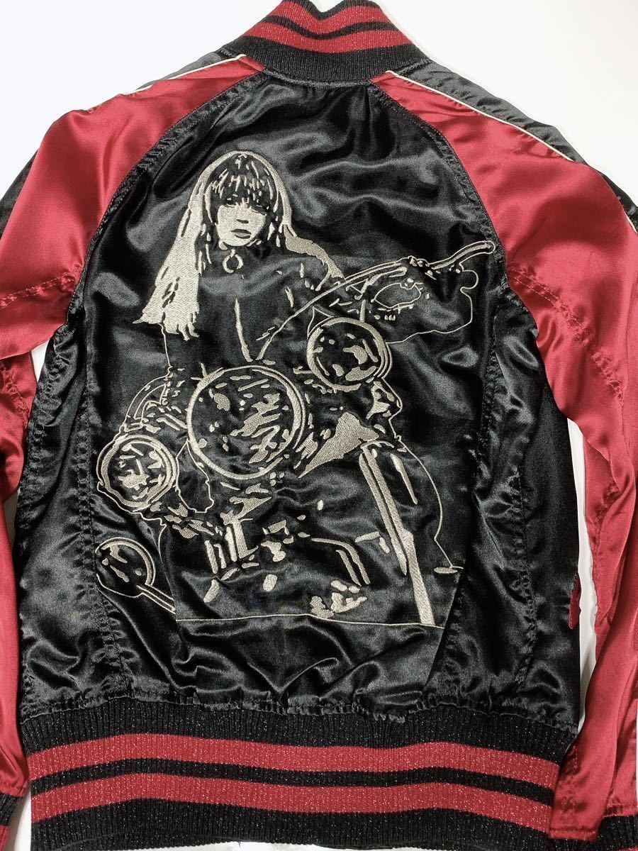 ヒステリックグラマー HYSTERIC GLAMOUR スカジャン バイクガール