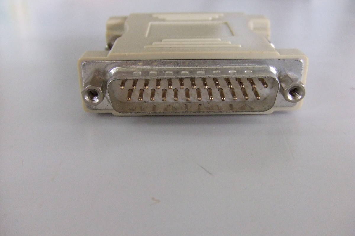  serial port extension adapter 25 pin male -25 pin male connector 