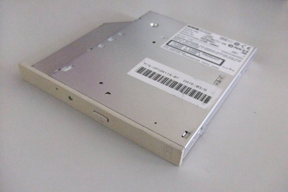 薄型CD-ROMドライブ TEAC CD-224E -C28　ノートパソコンに取付、CDドライブのみ動作確認済み。　　 #14_画像6