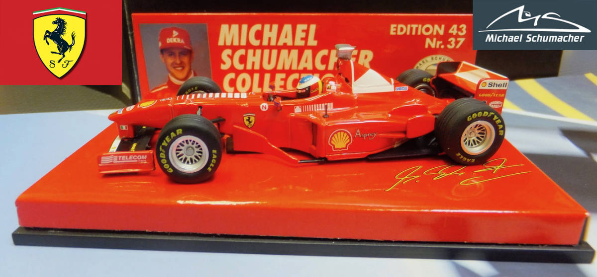 ★MICHAEL SCHUMACHER COLLECTION FERRARI F300 1998 EDITION 43 Nr.37_画像2