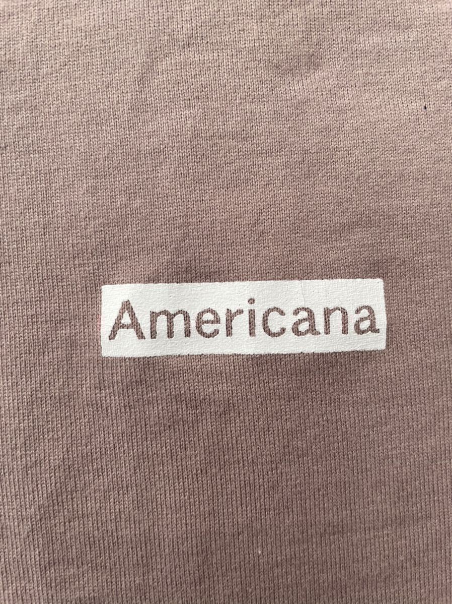  прекрасный товар 0Americana America -na0 короткий рукав Zip cut and sewn тянуть over длинный One-piece a Pal tomonAP STUDIO обращение сделано в Японии 