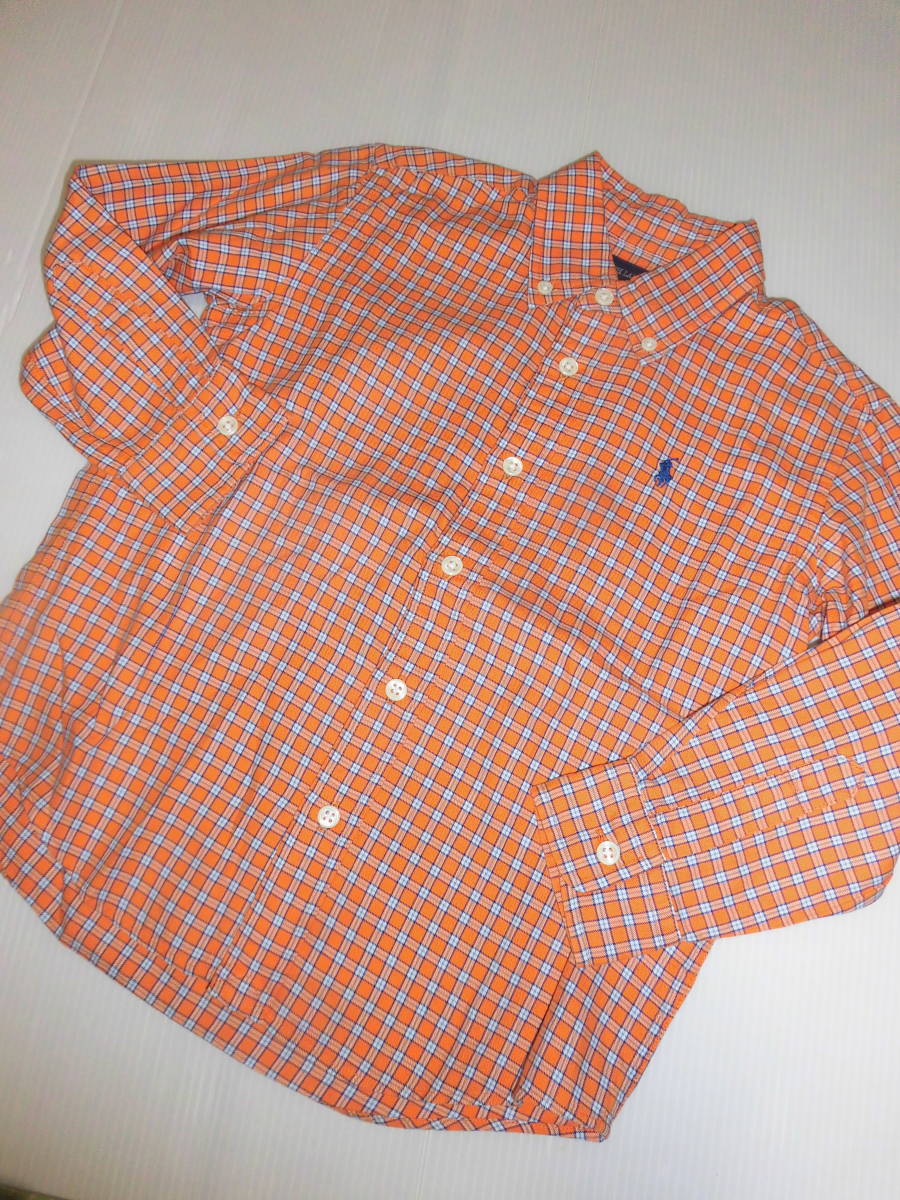 110 ♪ Ralph Lauren ♪ Pony Embroidery Check Rush