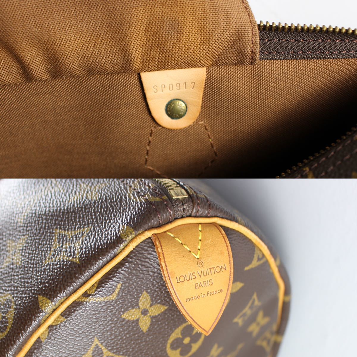 LOUIS VUITTON SPEEDY35 M41524 SP0917 MONOGRAM PATTERNED BOSTON BAG
