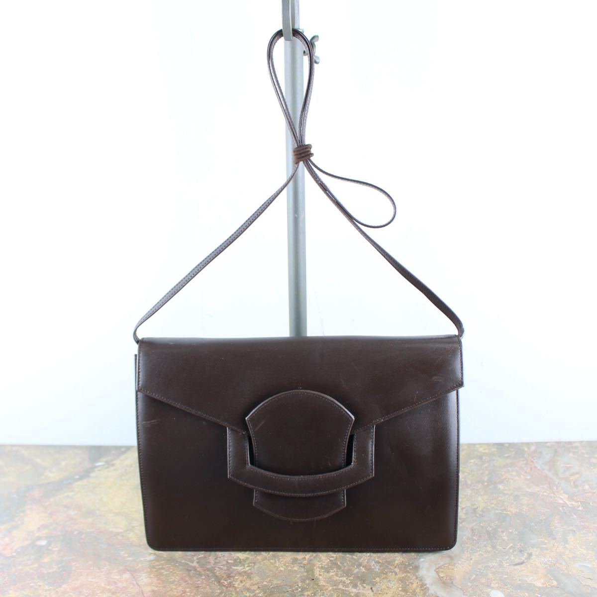 MORABITO LEATHER SHOULDER BAG/モラビトレザーショルダーバッグ_画像1