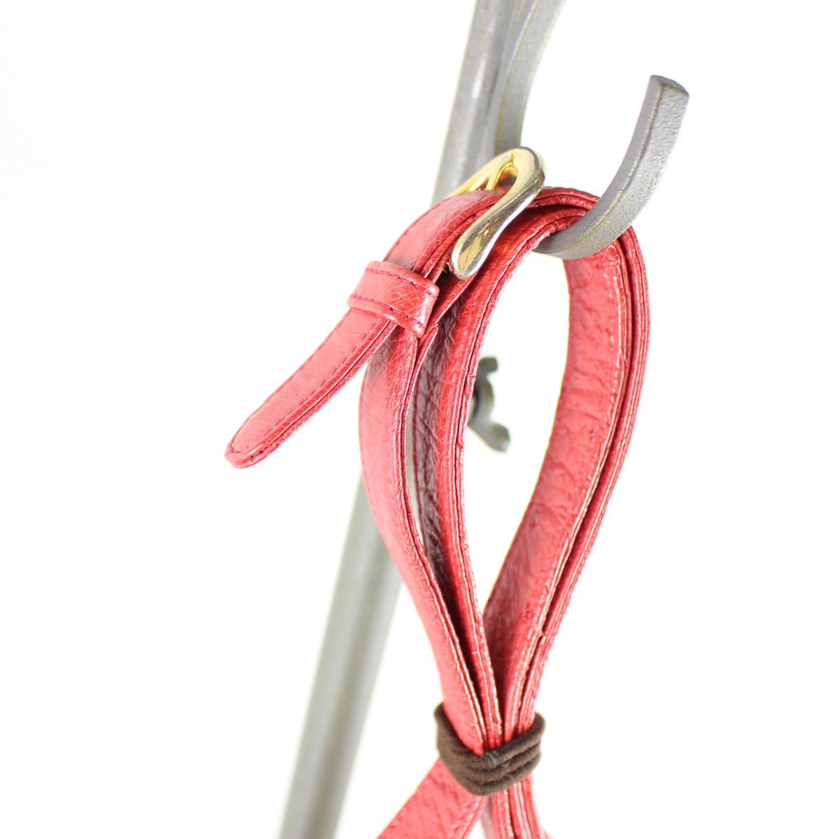 HAMANO OSTRICH LEATHER SHOULDER BAG/濱野オーストリッチレザー