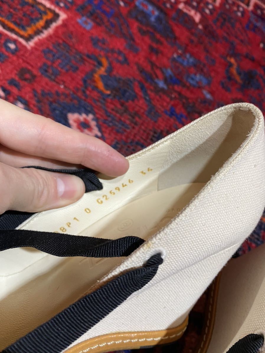 CHANEL COCO MARC LACE UP WEDGE SOLE SANDALS MADE IN ITALY/シャネル