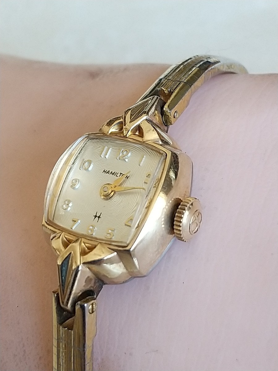 ハミルトン HAMILTON 腕時計 ヴィンテージ レディース手巻き（¥23,000