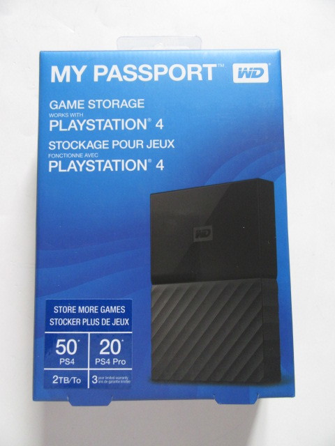 ★新品★ウェスタンデジタル★USB3.0対応 ポータブルハードディスク、2TB★My Passport Gaming Storage