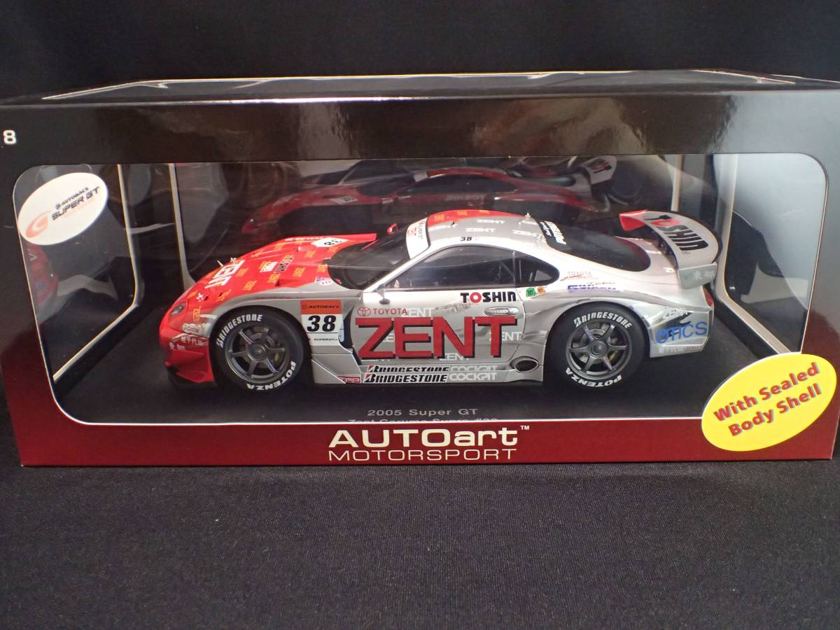 1/18 AUTOart Super GT 2005 ZENT セルモ スープラ #38(オートアート