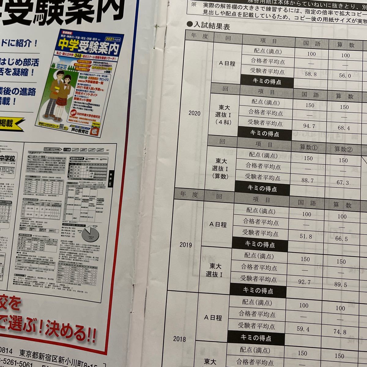 買い取り 平成30年度用 栄東中学校(A・東大I) 3年間スーパー過去問題集