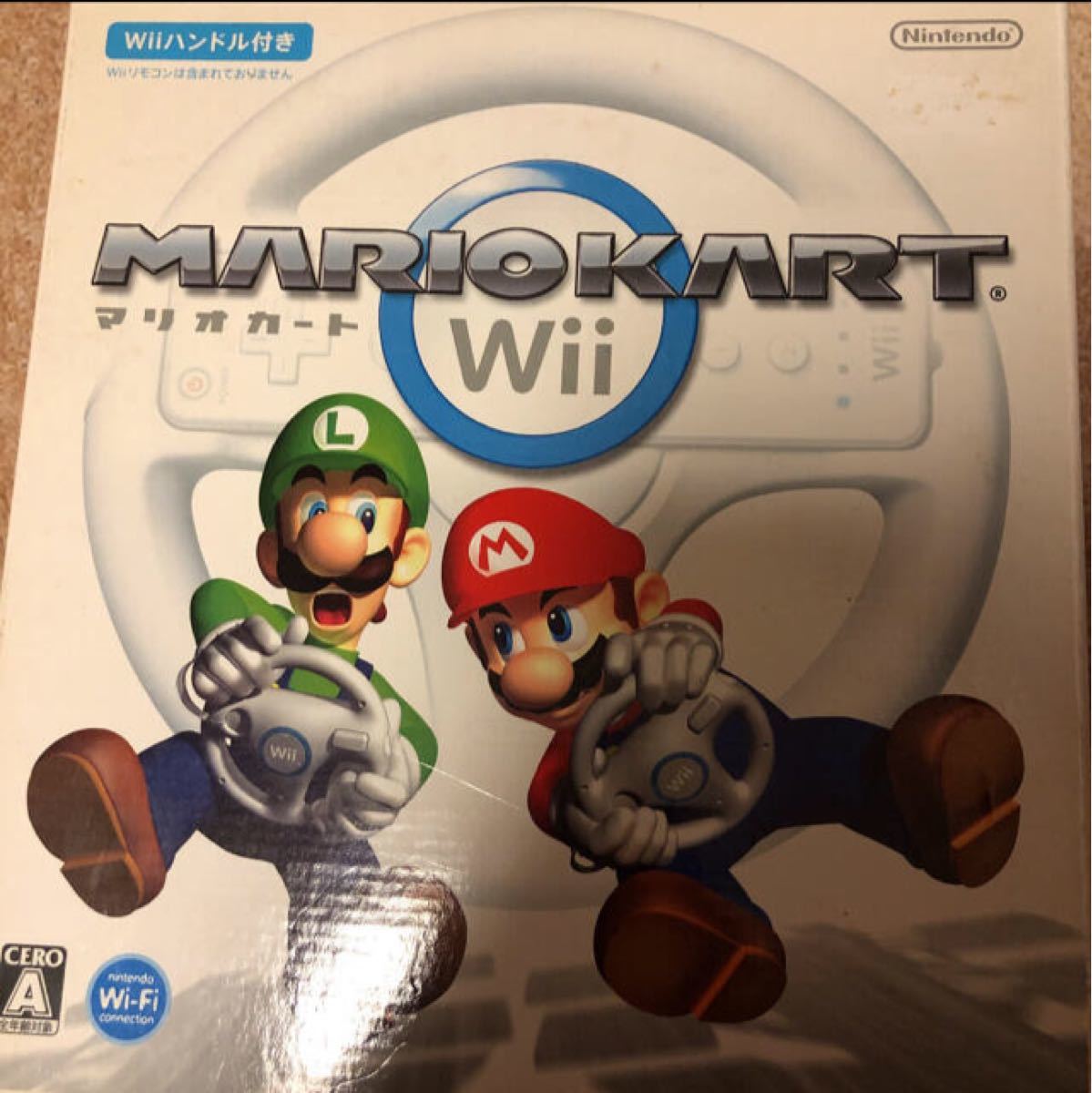 マリオカート　wii ハンドル付き