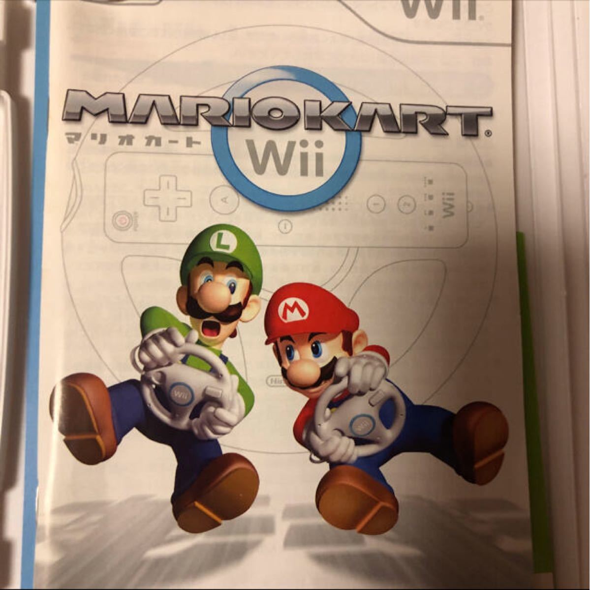 マリオカート　wii ハンドル付き