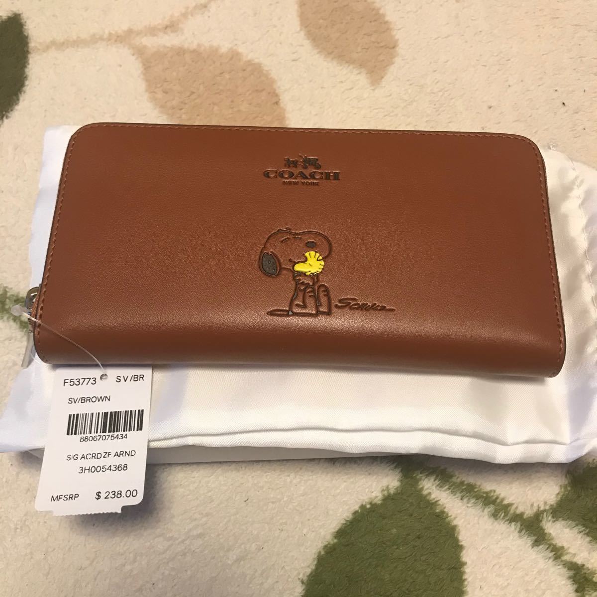 激安ブランド 新品未使用 COACH コーチ 財布 長財布 スヌーピー SNOOPY