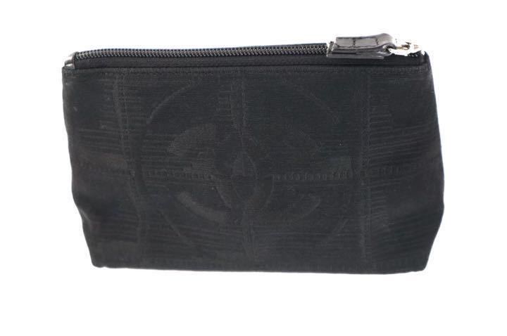 CHANEL シャネル ココマークコスメポーチ小物入れ ナイロン www.pn
