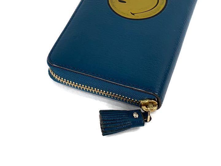 ANYA HINDMARCH アニヤハインドマーチ長財布 スマイリー付属品あり