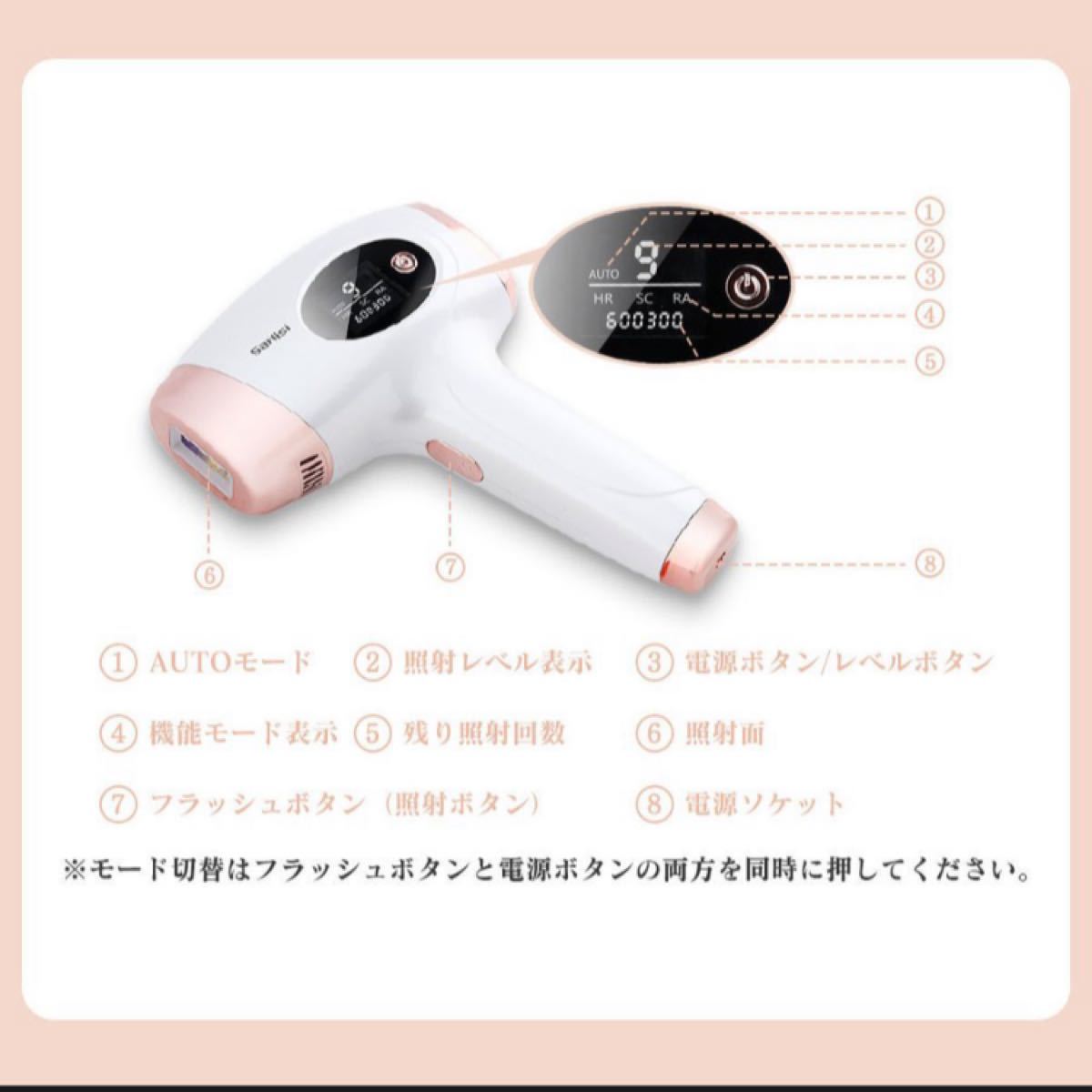 脱毛器 SARLISI 光美容器 VIO フラッシュ IPL 家庭用 メンズ 髭 脱毛器 SARLISI 光美容器 VIO フラッシュ IPL 家庭用 メンズ 髭